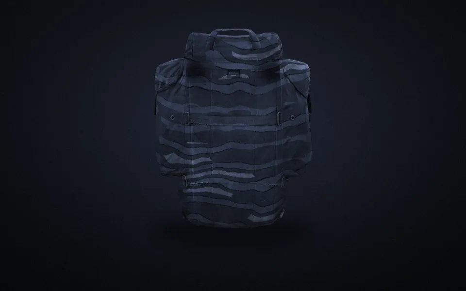 Assault bag turning all the way round