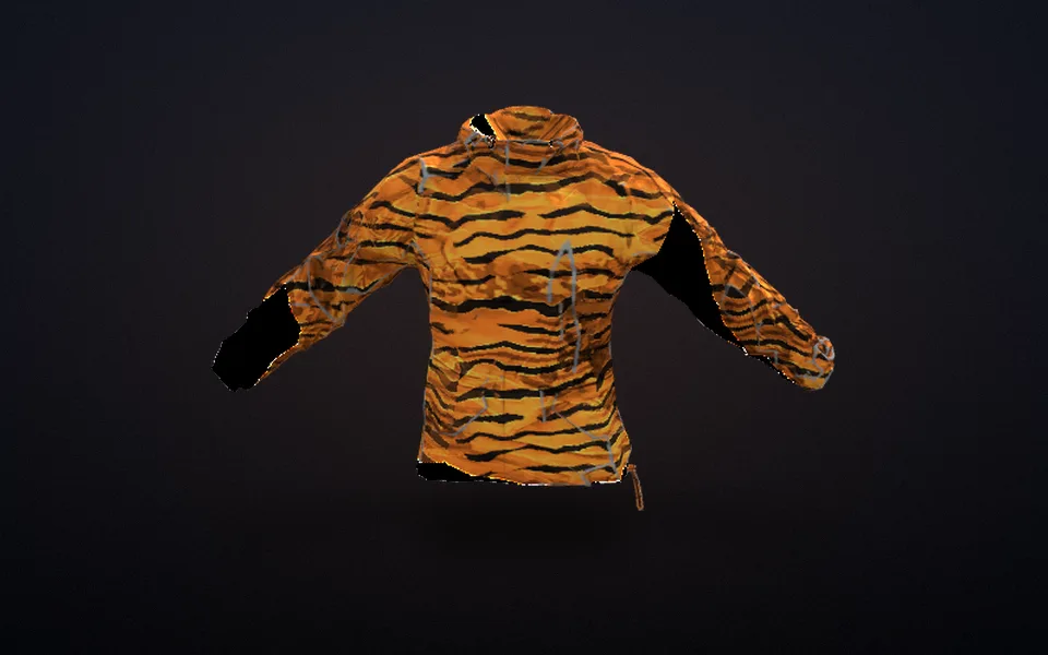 Gorka jacket turning all the way round