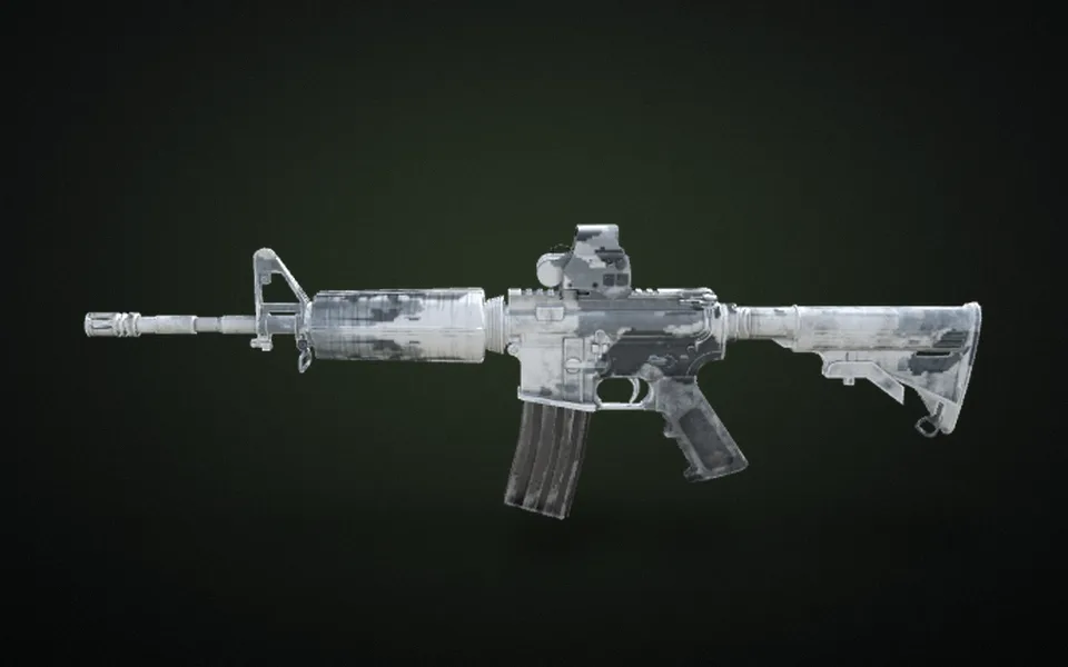 M4A1 turning all the way round