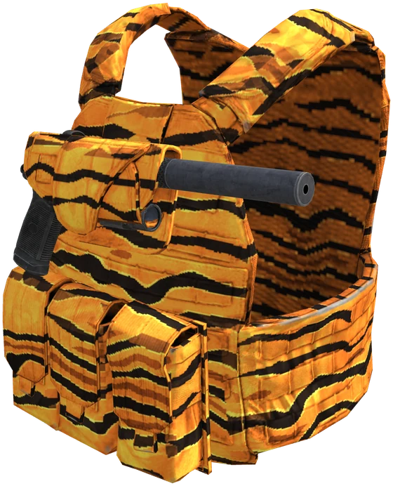 Plate carrier in Pumpkin Tiger
