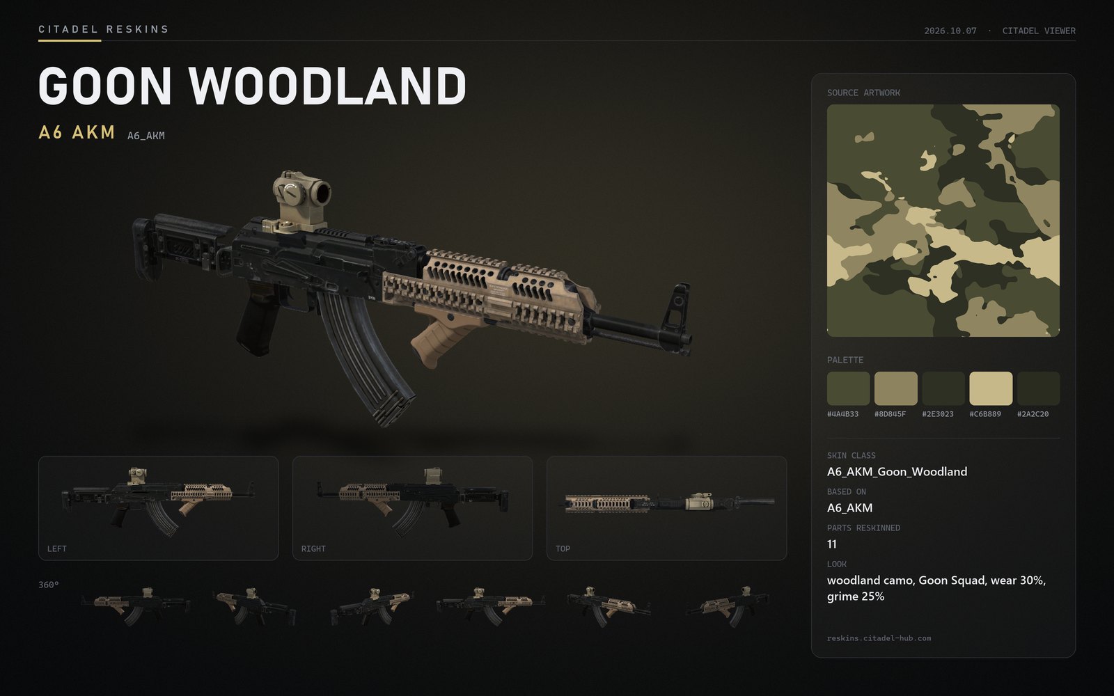 A6 AKM Goon Woodland