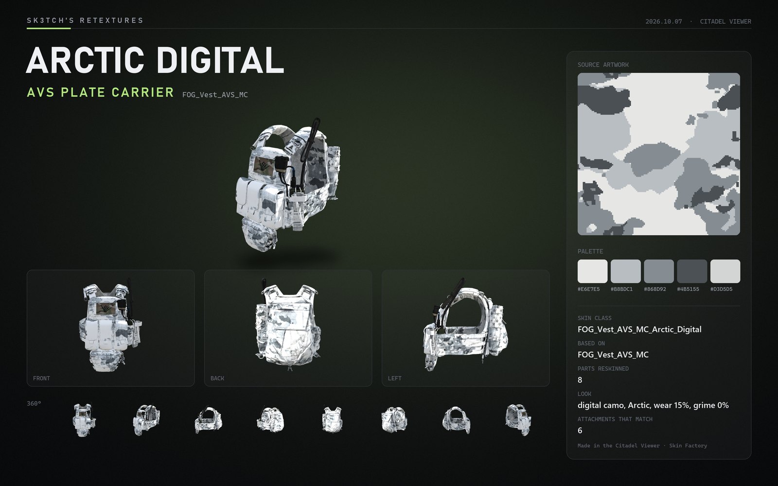 AVS plate carrier Arctic Digital